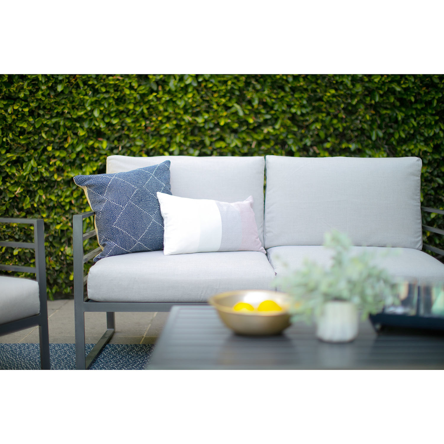 The James Outdoor Set (Slate Grey) Ajna Living Touch of Modern