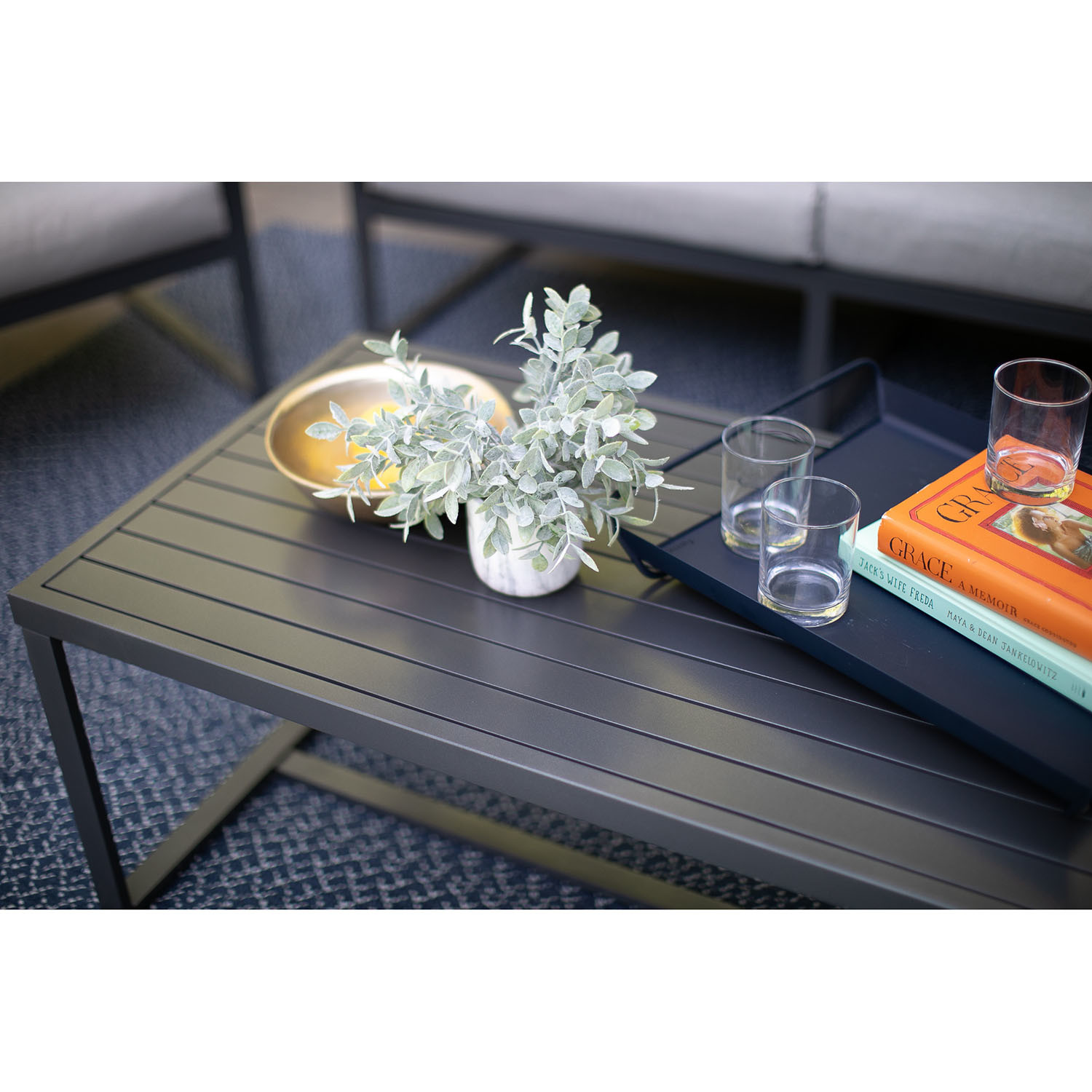 The James Outdoor Set (Slate Grey) Ajna Living Touch of Modern