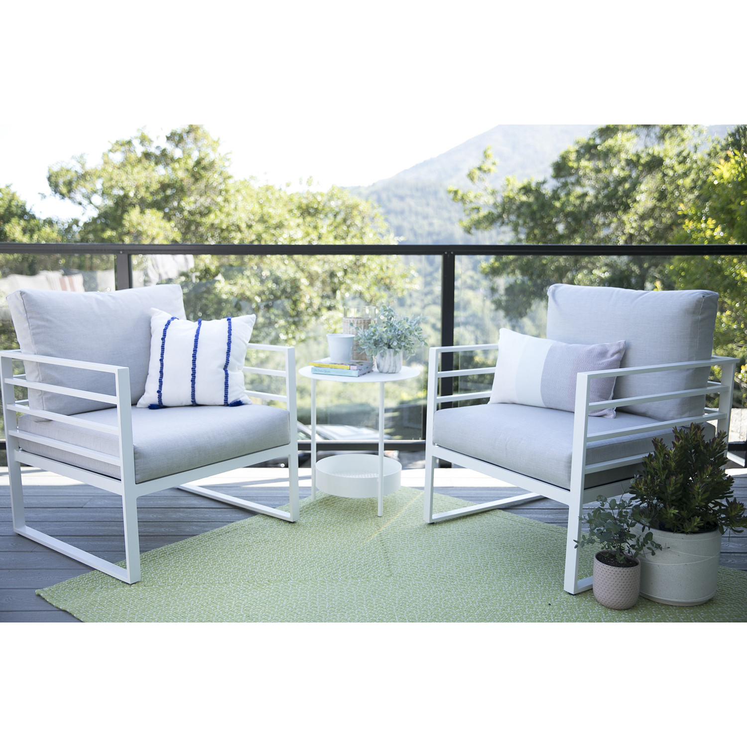 The James Outdoor Set (Slate Grey) Ajna Living Touch of Modern