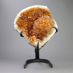 Citrine Crystals On Metal Stand // 15.5"