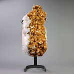 Citrine Crystals On Metal Stand // 21"