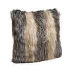 Limited Edition Faux Fur Pillow // Pieced Fox