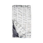 Couture Faux Fur Throw // Iced Gray