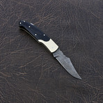 Damascus Pocket Knife // VK251