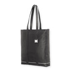 Lineage Leat Bag Tote // Black