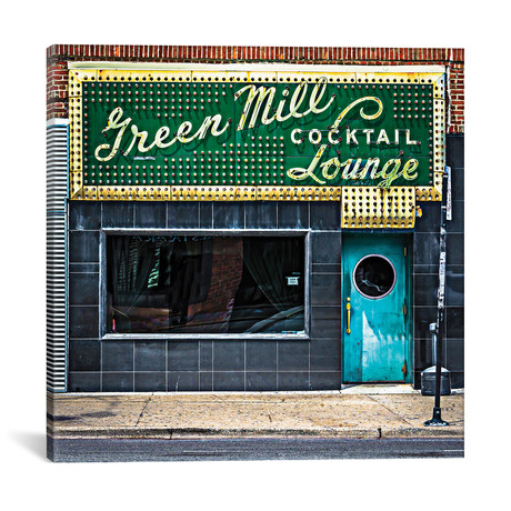 Green Mill Cocktail Lounge // Raymond Kunst (12"W x 12"H x 0.75"D)