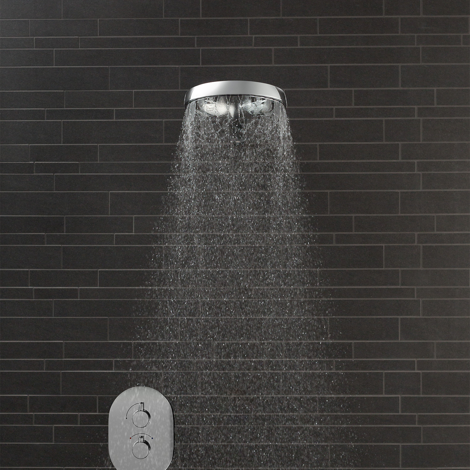 Short Arm Fixed Shower Head Aio Touch of Modern