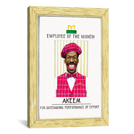 Akeem, Employee Of The Month (18"W x 26"H x 0.75"D)