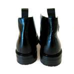 Saint Laurent // Men's Moroder Fur Lined Leather Boots // Black (Euro: 40)