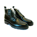 Saint Laurent // Men's Moroder Fur Lined Leather Boots // Black (Euro: 40)
