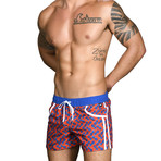 Maui Pineapple Swim Shorts // Pineapple Print (XS)