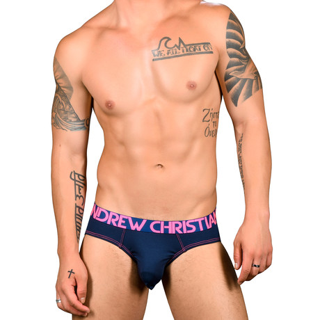 Almost Naked Premium Brief // Navy (XS)