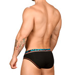 Almost Naked Cotton Brief // Black (XS)