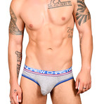 Almost Naked Cotton Brief // Heather Grey (L)