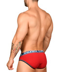 Almost Naked Cotton Brief // Red (S)