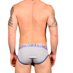 Almost Naked Cotton Brief // Heather Grey (L)