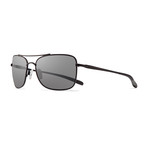 Unisex Territory Polarized Sunglasses // Black + Graphite Lens