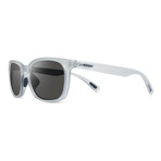 Unisex Slater Polarized Sunglasses // Matte Crystal + Graphite Lens (Matte Crystal Frame // Graphite Lens)