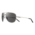 Windspeed Polarized Sunglasses // Chrome Frame + Graphite Lens