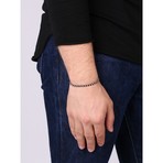 Special Macrame Bracelet (Black + Gunmetal)