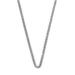 Curb Chain Necklace (Black + Oxide)