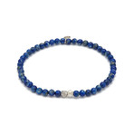 Lapis Mini Charm Bracelet // Blue