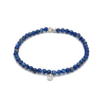 Lapis Mini Charm Bracelet // Blue