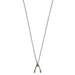 Wishbone Necklace (Black Oxide)