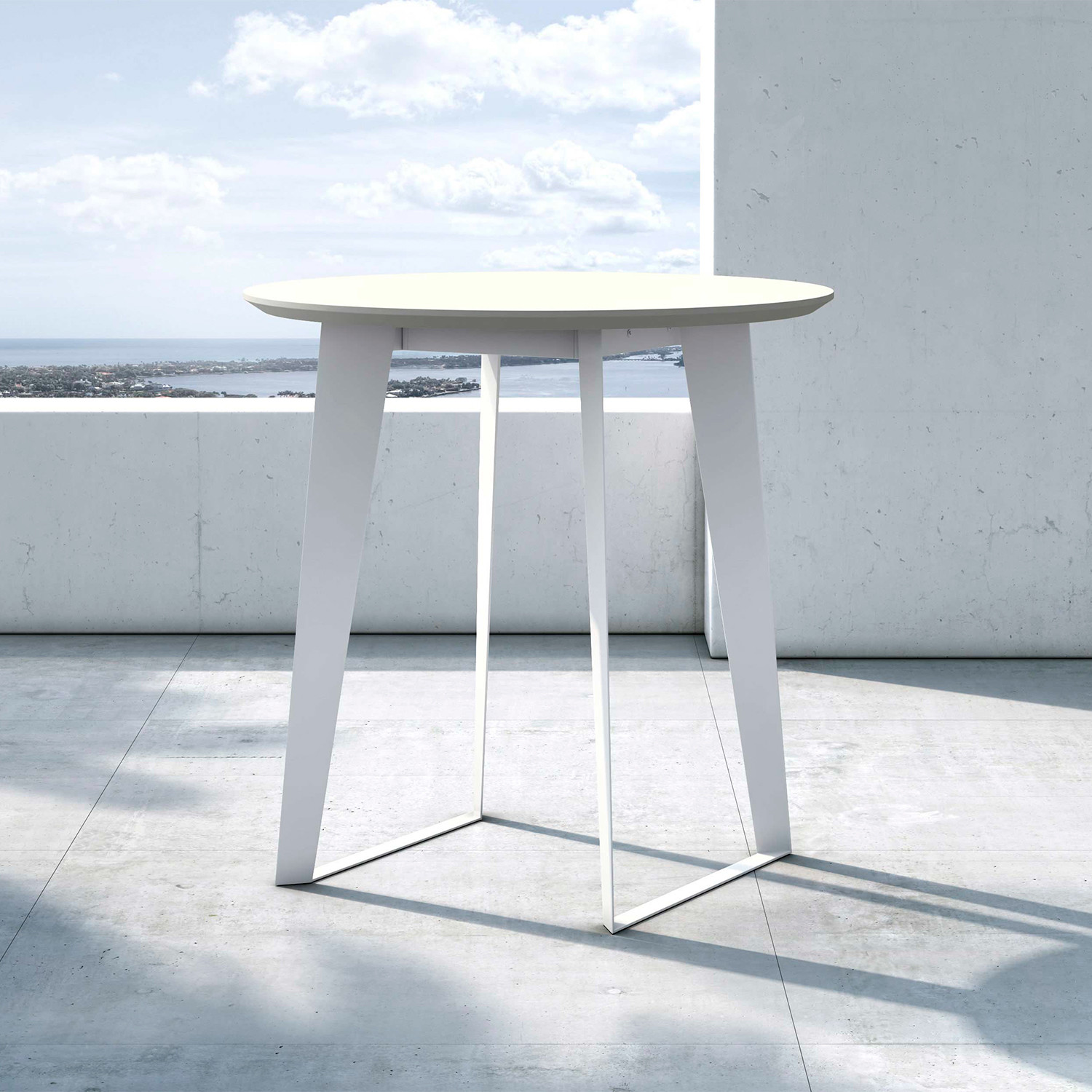 Amsterdam Outdoor Counter Table (Gray Concrete) - Modloft Outdoor ...
