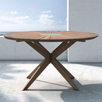 Helios Dining Table (Weathered Eucalyptus)