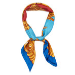 Grecian Scarf // Blue + Gold