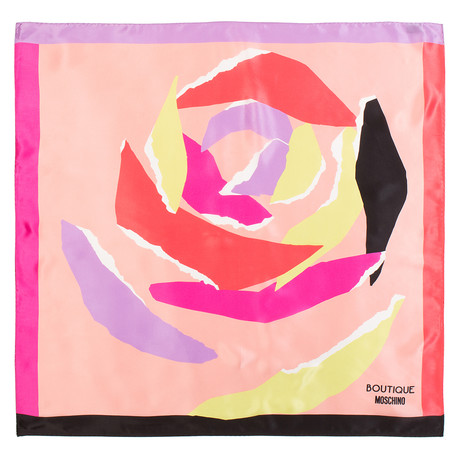 Abstract Rose Scarf // Pink