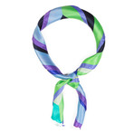 Cupcake Scarf // Blue + Multicolor