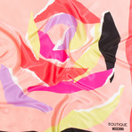 Abstract Rose Scarf // Pink