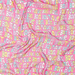 Bon Bon Boutique Scarf // Pink + Multicolor