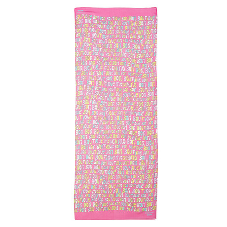 Bon Bon Boutique Scarf // Pink + Multicolor