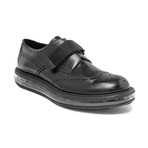 Prada // Men's Leather Brogue Oxford Dress Shoes // Black (US 9)