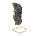 Metalized Amethyst // Gold Stand