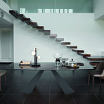 Portland Table 250 Ceramic Emperador