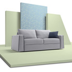 Temple Sofa Bed // Full (Navy Blue)