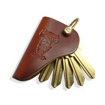 Leather Key Holster // Brown