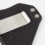 Exotic Caliber Clip Wallet // Black + Nickel Colored Hardware