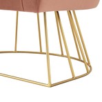 Beatriz Velvet Accent Chair (Green/Gold)