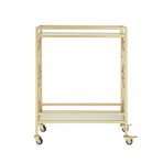 Jared Bar Cart (Silver + Black)