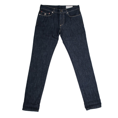 5 Pocket Classic Denim Pants // Blue (34WX32L)