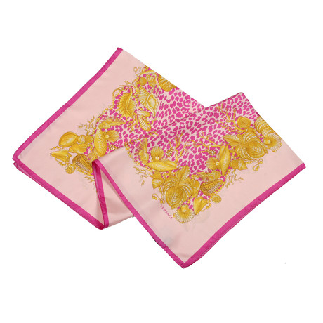 Women's Scarf // Pink + Fuchsia + Yellow