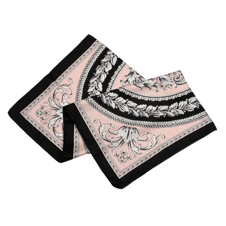 Women's Scarf // Black + Pink