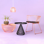 Conical Side Table (Copper)