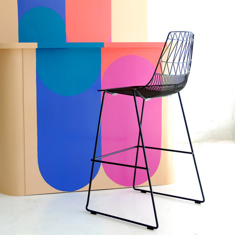 Lucy Counter Stool (Black)