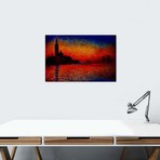 Sunset in Venice by Claude Monet (26"H x 40"W x 1.5"D)
